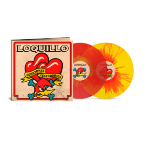 Loquillo "Corazones Legendarios" Doble LP Rojo y Amarillo