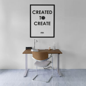 Póster "Created to Create"