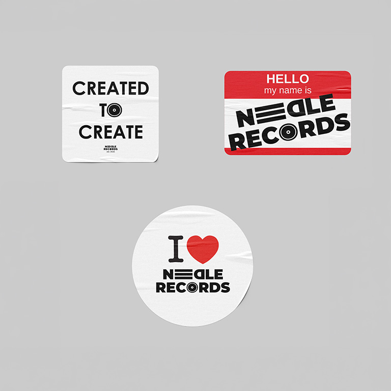 Pegatinas Needle Records - Imagen 2